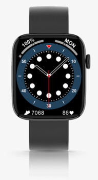 Auriga black silicon Smartwatch @WEARPRO