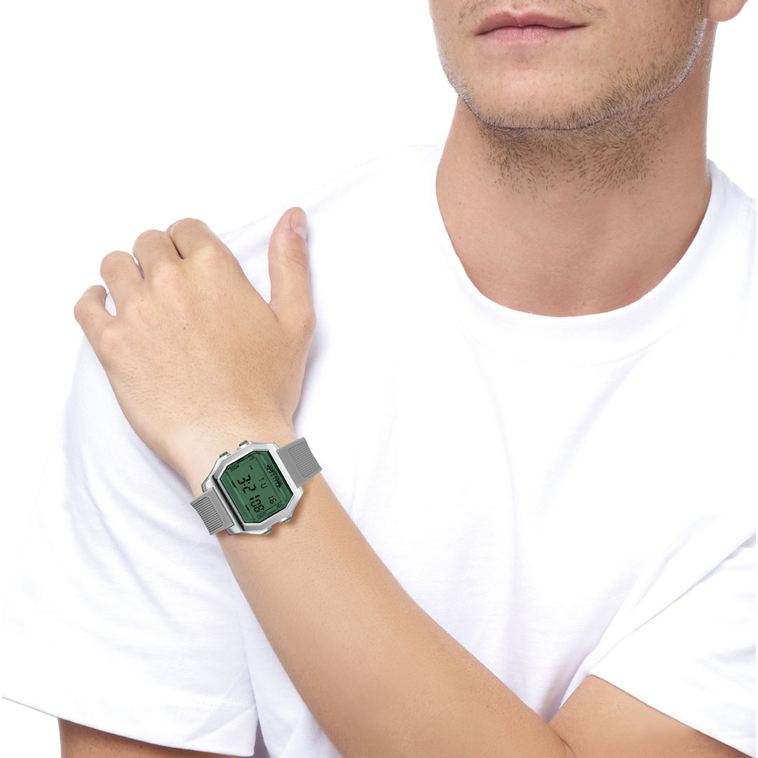 Digital Grey&Green Zegarki dla młodzieży